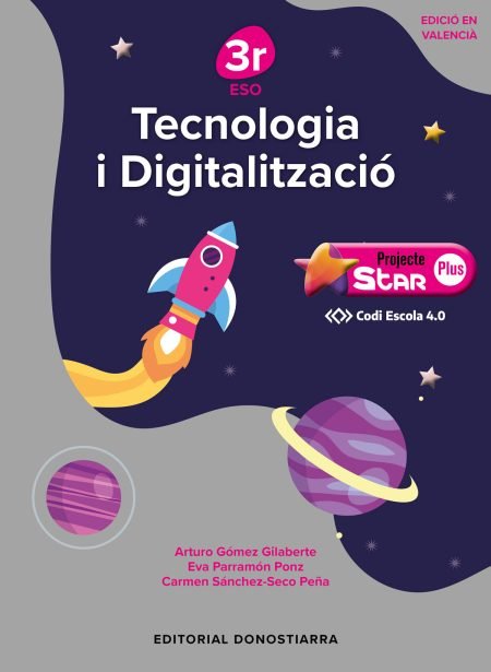 744-5 Tecnología i Digitalizació 3r ESO - Projecte STAR Plus - Código Escuela 4.0 (Edició en Valencià)